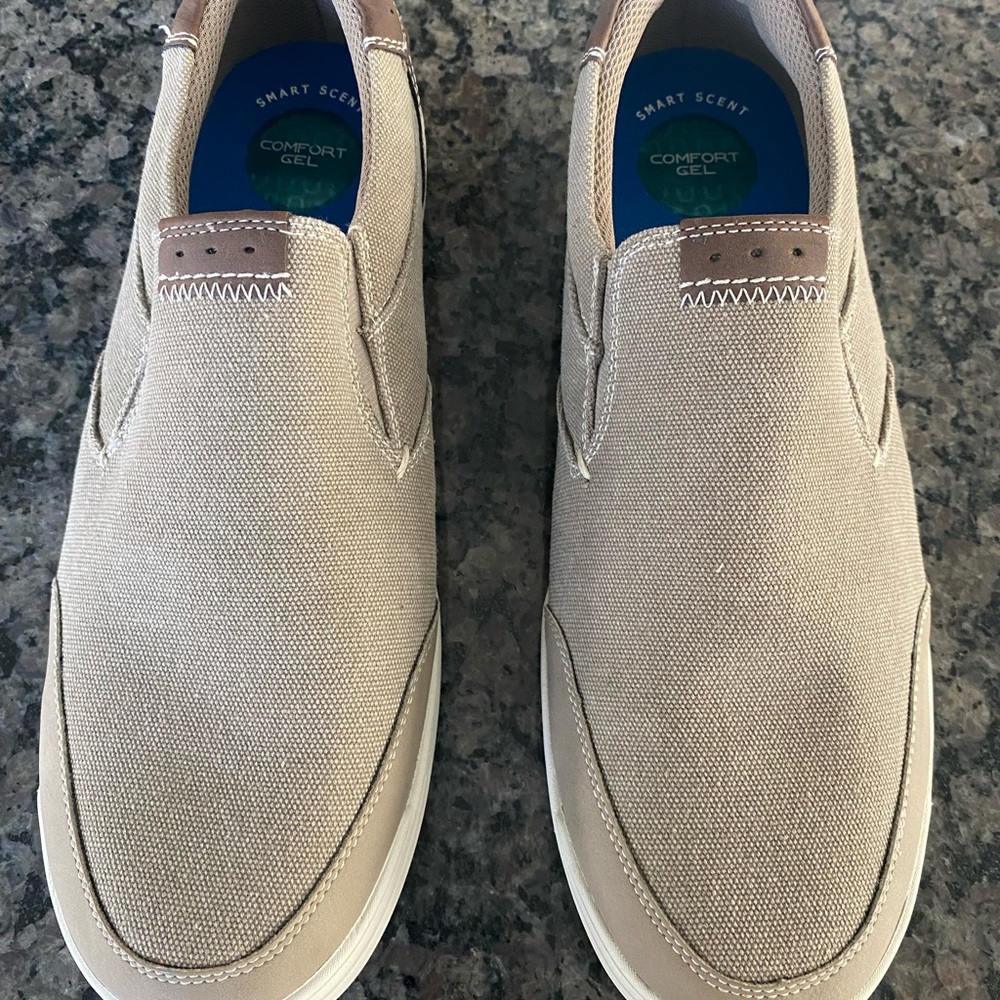 Men's Tan Slip-On Shoes